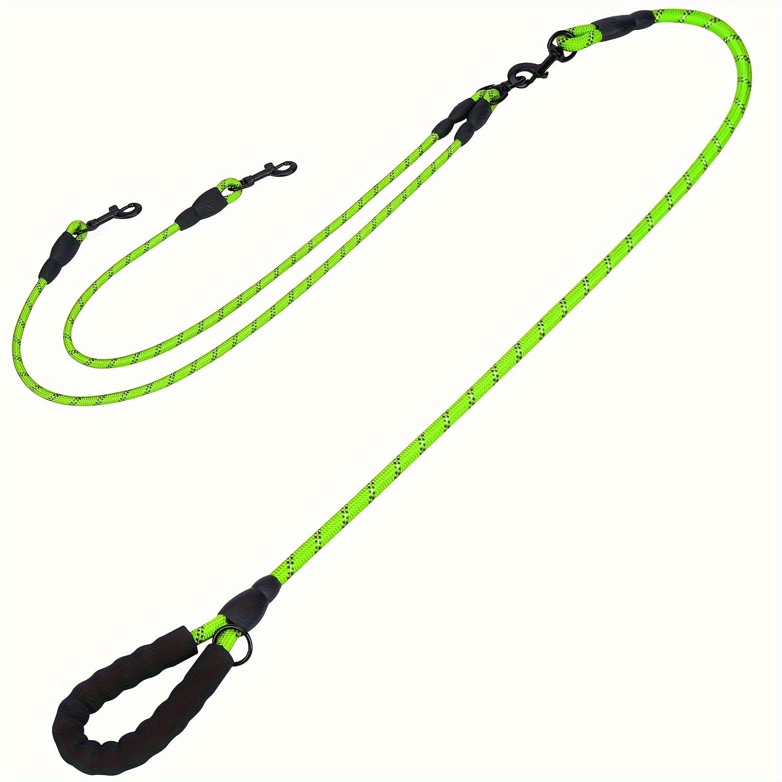 Dual Dog Leash, 360° Tangle-Free Design, Comfortable Shock-Absorbing Reflective Leash, 78.0 inch Long, Suitable for Walking And Training Two Dogs at The Same Time, Available in 7 Colors