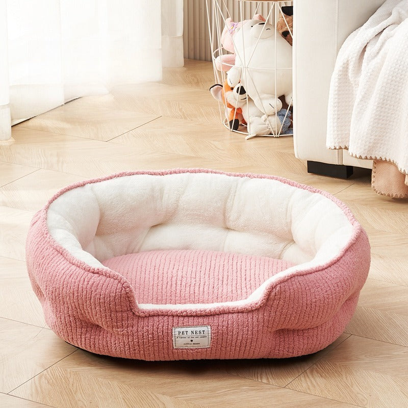 Thick and Warm in Winter, Pet Kennel, Large, Medium and Small Dogs, General Model, Teddy Corgi, Suitable for All Seasons, Christmas Mat, Removable, Washable, Antiskid, Soft, Skin Friendly, Easy to Clean, Practical Household Pet Products
