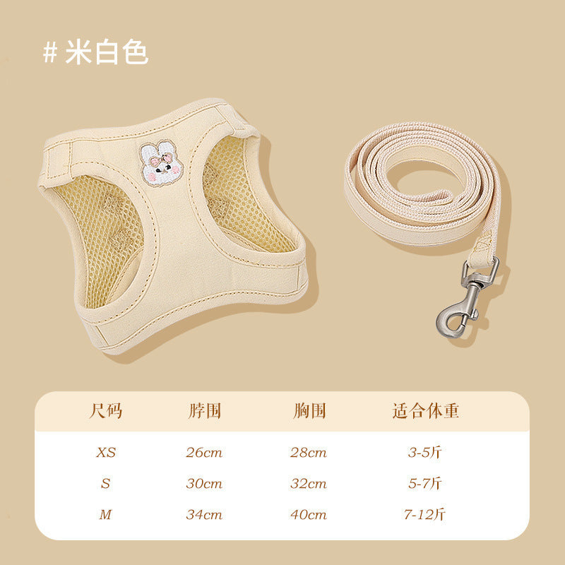 A Cat Harness with a Leash Designed to Prevent Escape, Perfect for Taking Your Cat Out for Walks