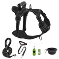 No-Pull Dog Harness And Leash Set, Adjustable Reflective No-Choke Oxford Vest, 6-in-1 with 2 Leash Clips And Easy Control Handle, for Small Medium And Large Dogs